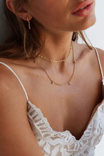 18K Gold Plated Love Is A Moment Necklace Gold