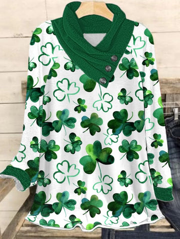 Women's St. Patrick's Day v-neck tops