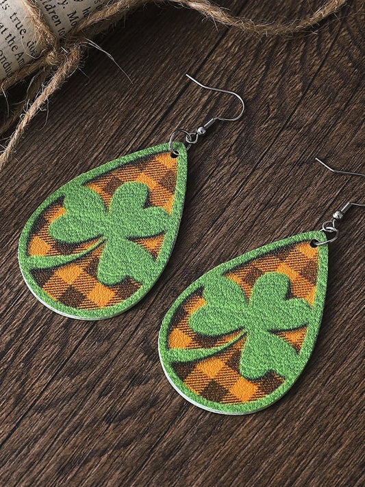 St. Patrick's Day Shamrock Earrings