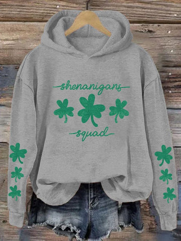 Women's Shenanigans Squad St. Patrick's Day Hoodie