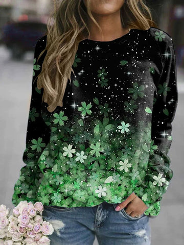 Women's St. Patrick's Floral Sweatshirt