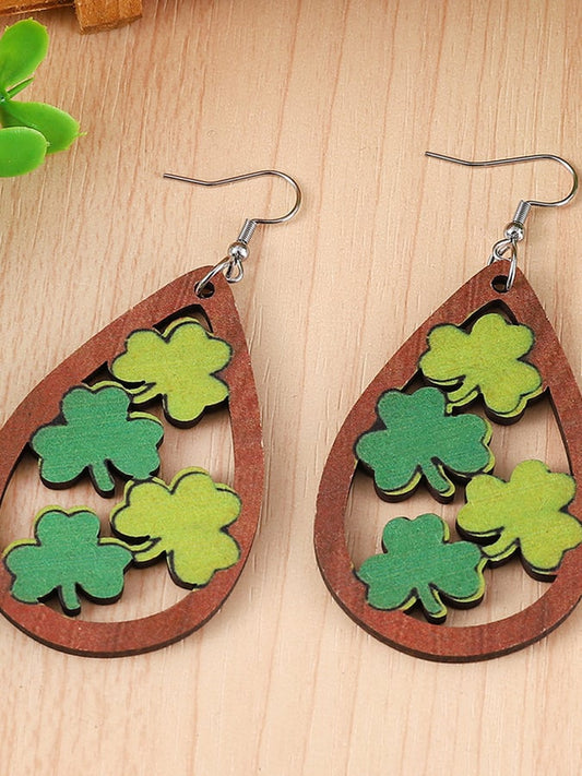 St. Patrick's Day Shamrock Earrings