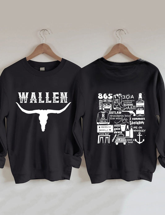 Women's Wallen Dangerous Album Print Sweatshirt