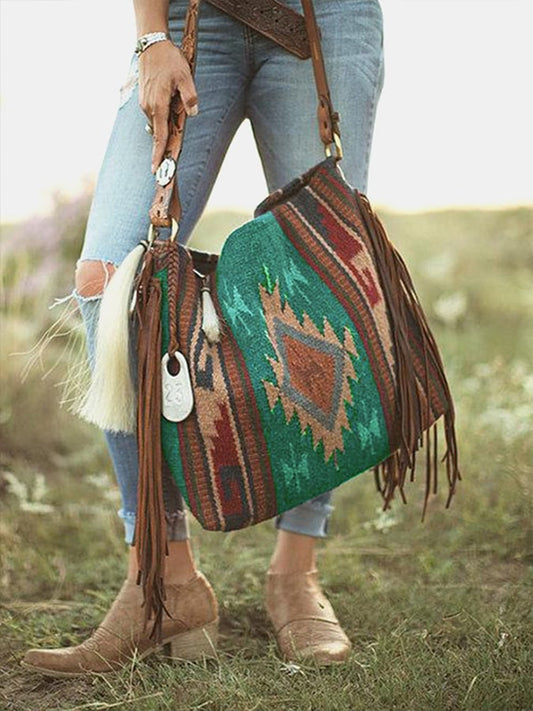 Women's Western Style National Style Shoulder Bag