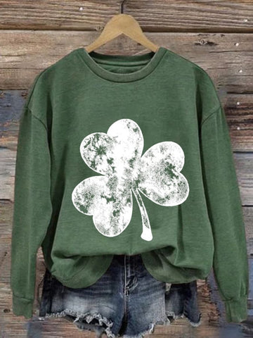 Women'S St Patrick's Day Printed Sweatshirt