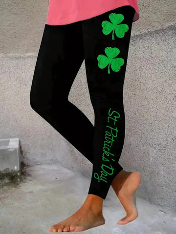 Women's St. Patrick's Day Print Leggings